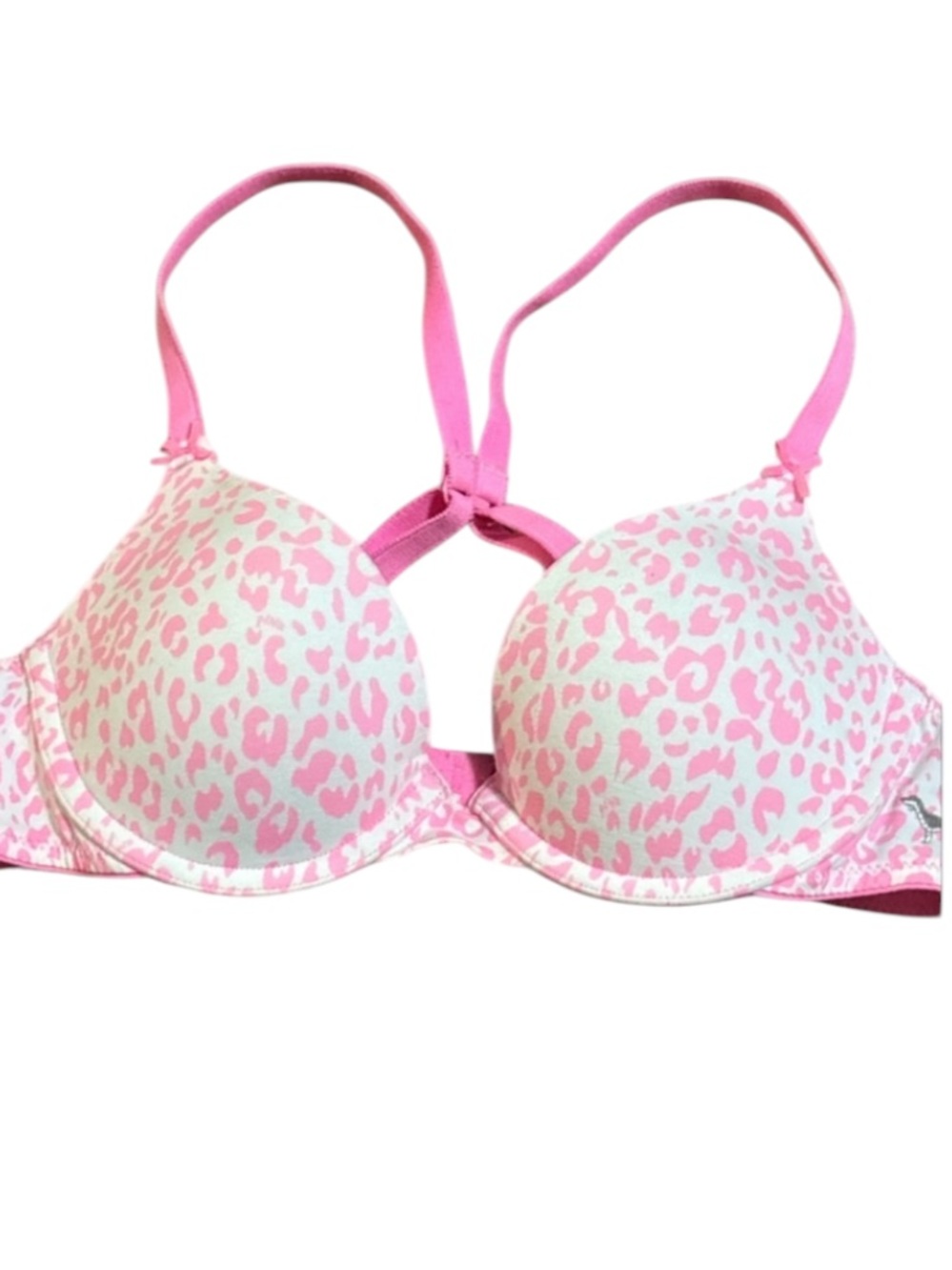 34A Victoria's Secret PINK Animal Print Multi-Way Push-Up Bra